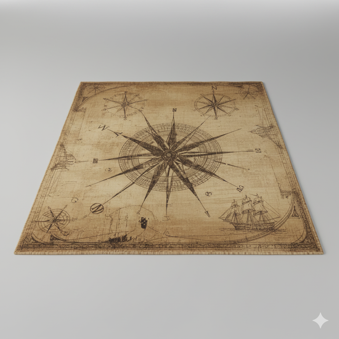 Mariner’s Log Area Rug