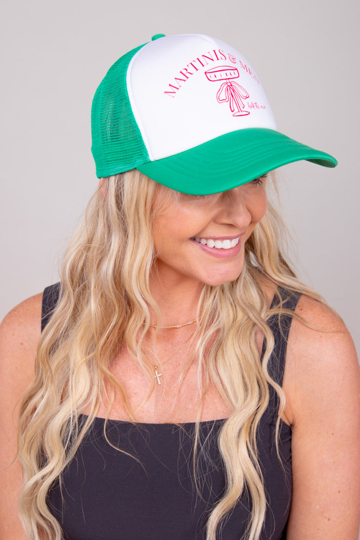 Martinis & Men Trucker Hat