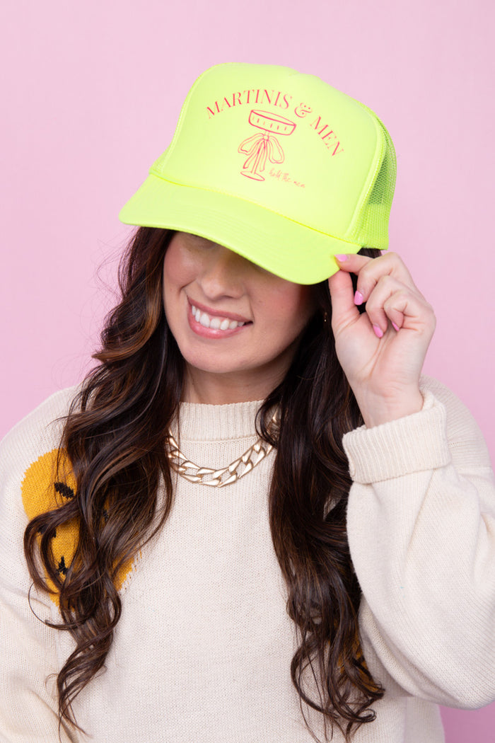 Martinis & Men Trucker Hat