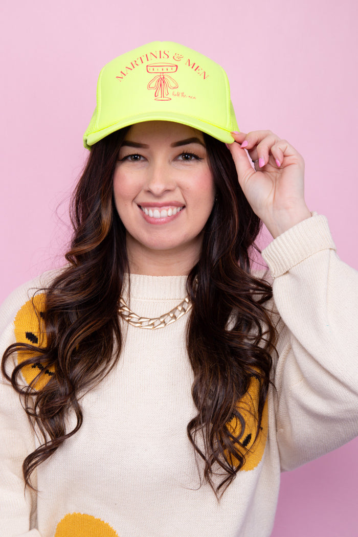 Martinis & Men Trucker Hat