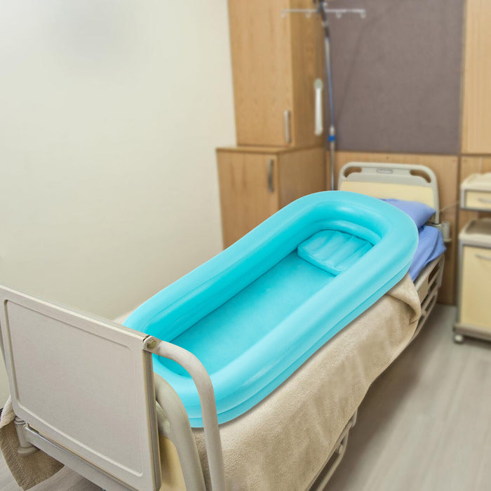 Medical Inflatable Elderly / Handicapped Bedside Bath Aid Bathtub
