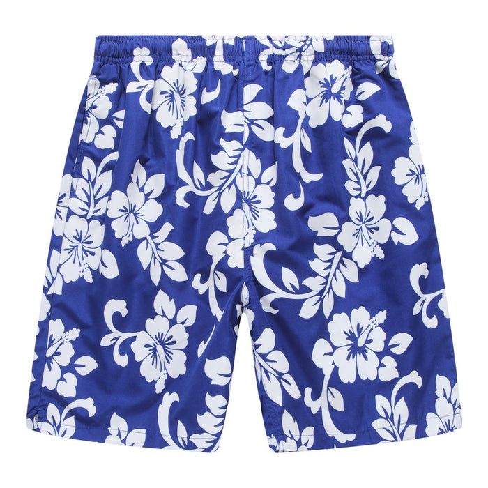 Men Swim Trunk in Blue Floral