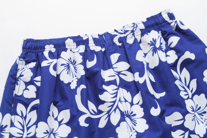 Men Swim Trunk in Blue Floral