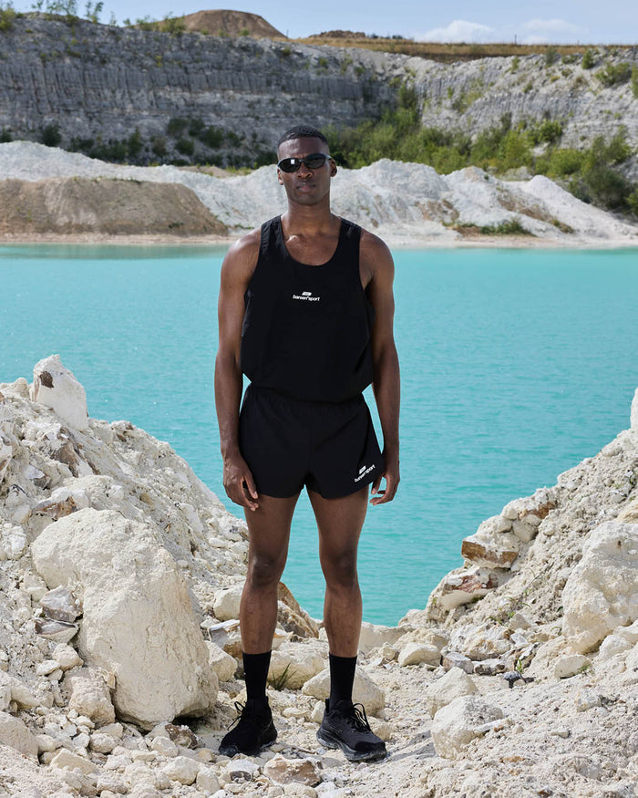 Men's Racer Tank - Black Onyx
