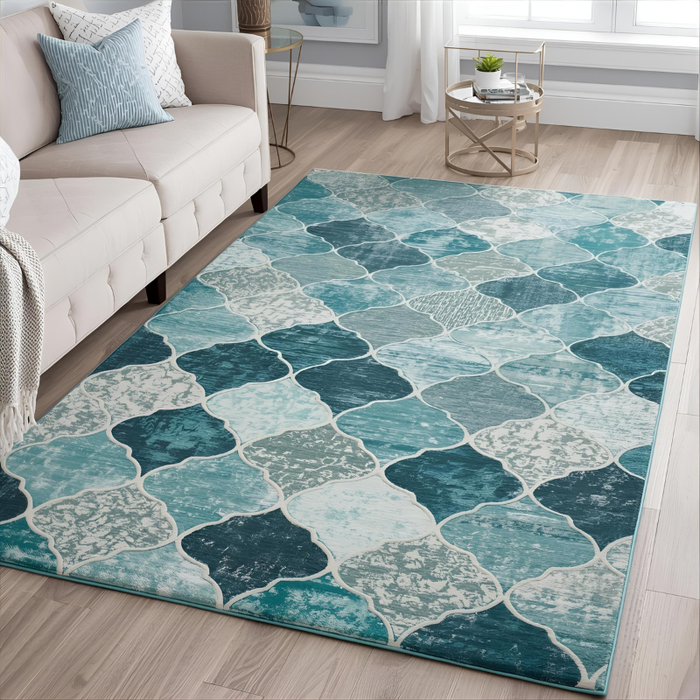 Mermaid Scales Area Rug