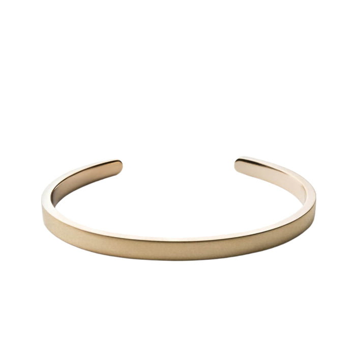 Miansai Matte Brass Singular Cuff Matte Brass Monogram: No