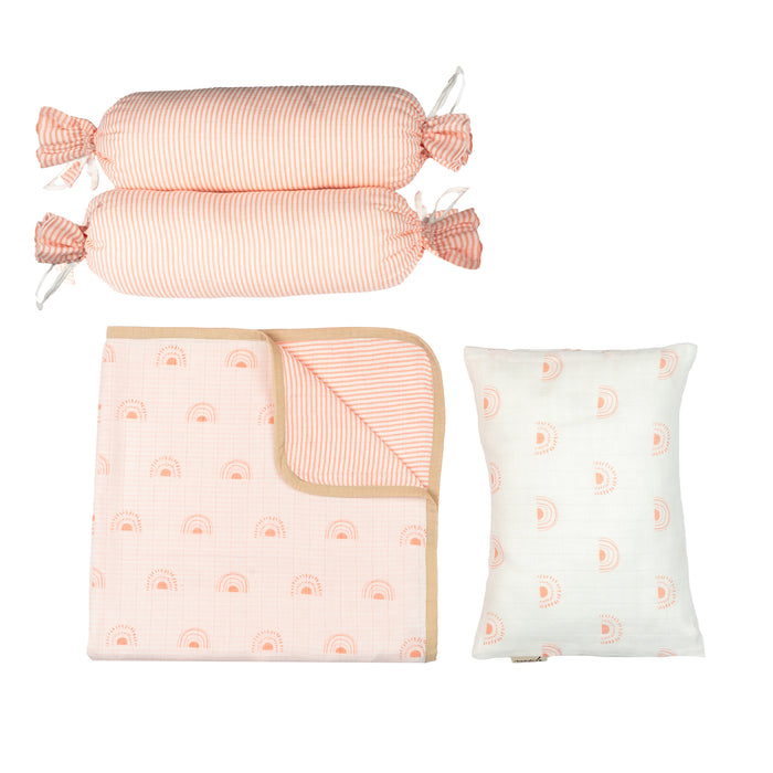 Mini Cot Set – Rainbow (0-12 Months)