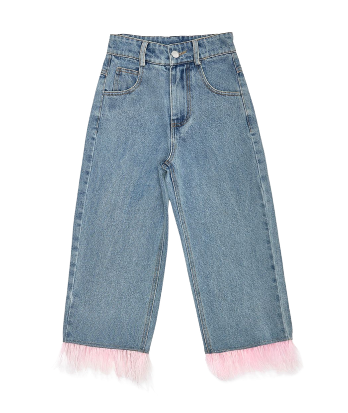Mini Dreamers Girls Alexis Feather Jeans Girls Denim Mini Dreamers Denim Y/4
