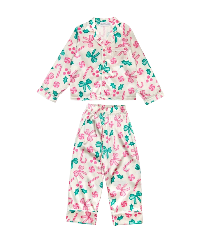 Mini Dreamers Girls Jolly Silky Set Distressed/seasonal girls Mini Dreamers Multi Y/S (7/8)