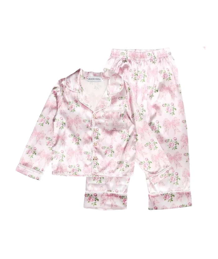 Mini Dreamers Girls Vintage Bows Silky Set Accessories Mini Dreamers