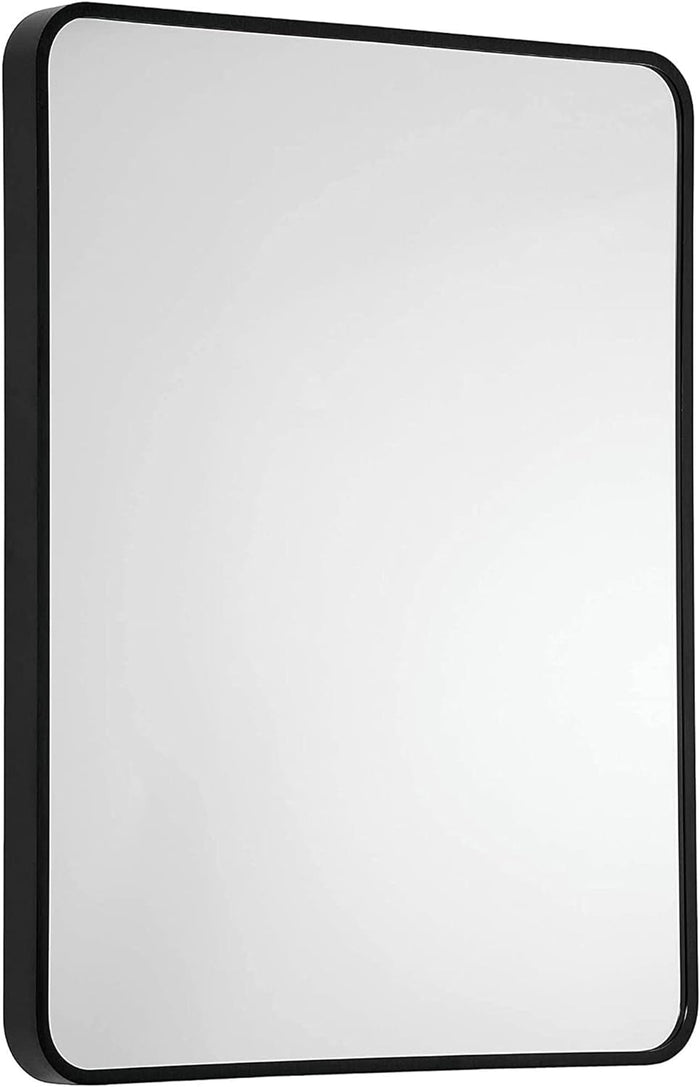 Mirror, 24'' x 30" , Metal , Matte Black