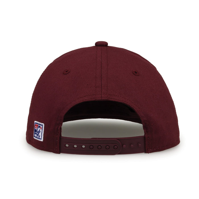 Mississippi State Bulldogs Retro Circle Snapback - Maroon, alternate view 3