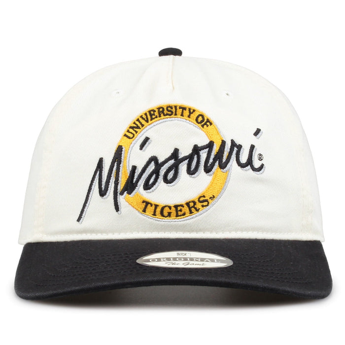 Missouri Tigers Original Circle Snapback, front view