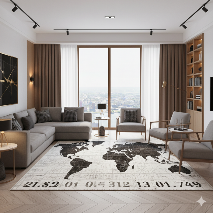Modern Coordinates Area Rug