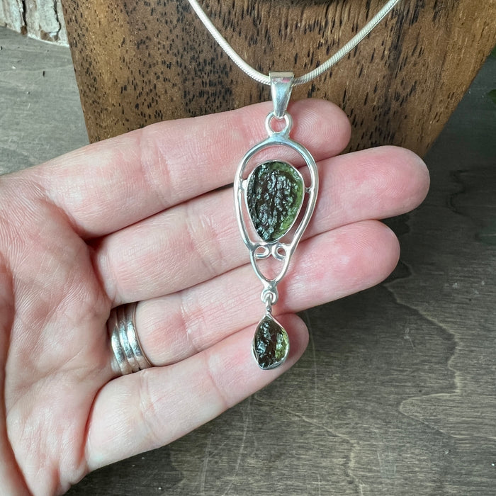 Moldavite Pendant