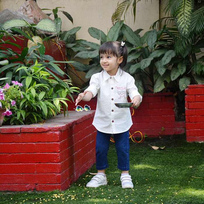 Mommy's Love Š—– Personalized Formal Shirt (1-14 Years)