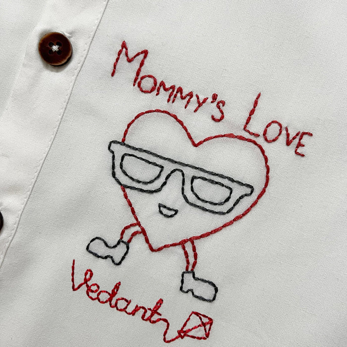 Mommy's Love Š—– Personalized Formal Shirt (1-14 Years)