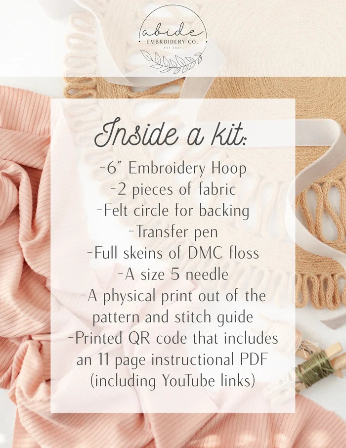 “Morning by Morning New Mercies I See” Embroidery Kit