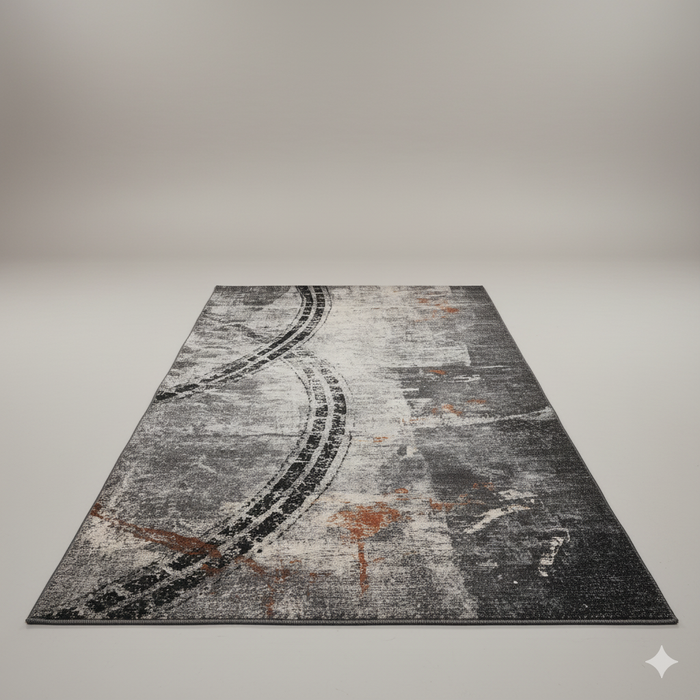 Motor Oil Stain Area Rug