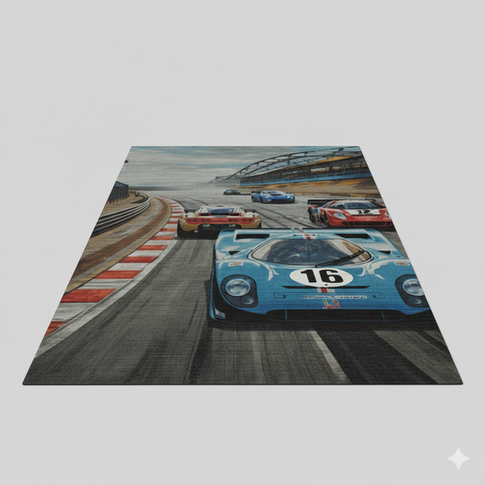 Motor Sports Area Rug
