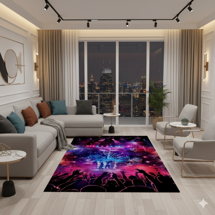 Music Festival Area Rug