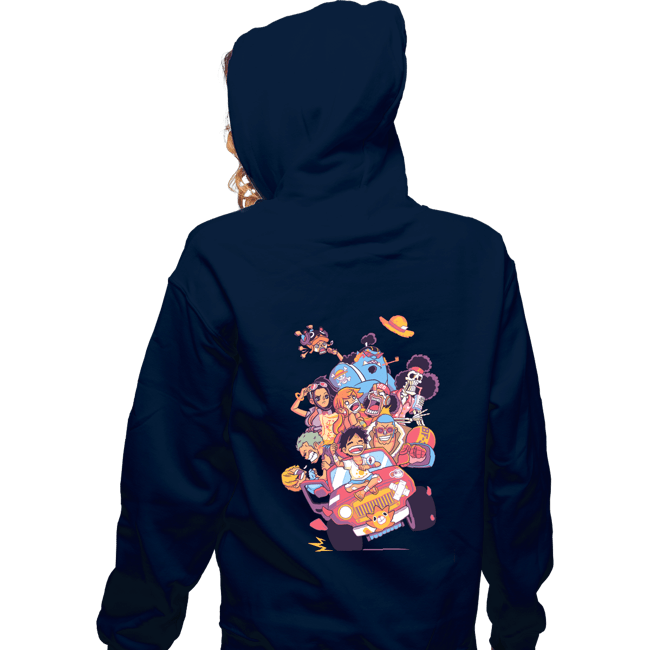 Zippered Hoodies, Unisex / Small / Navy