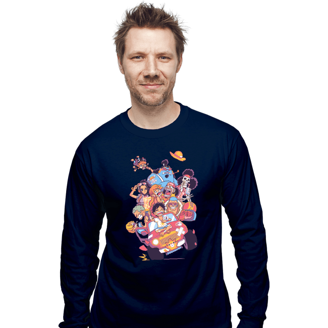 Long Sleeve Shirts, Unisex / Small / Navy