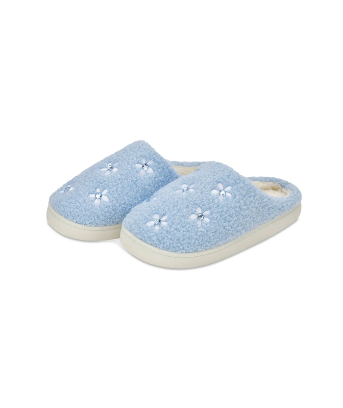 Nantucket Blue Ditsy Slippers Accessories iScream Floral Y/M (4-6)