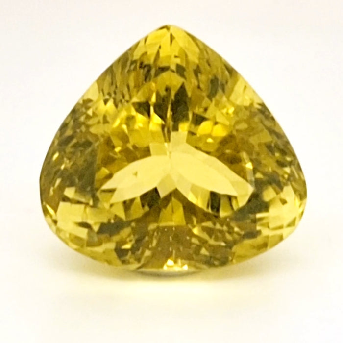 Natural Lemon Quartz Faceted | Pear | 21x20mm - The LabradoriteKing