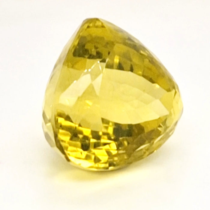 Natural Lemon Quartz Faceted | Pear | 21x20mm - The LabradoriteKing