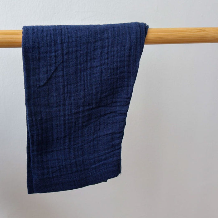 Navy Blue Organic Muslin Cotton Full Sleeve Set (6 Months – 4 Years)
