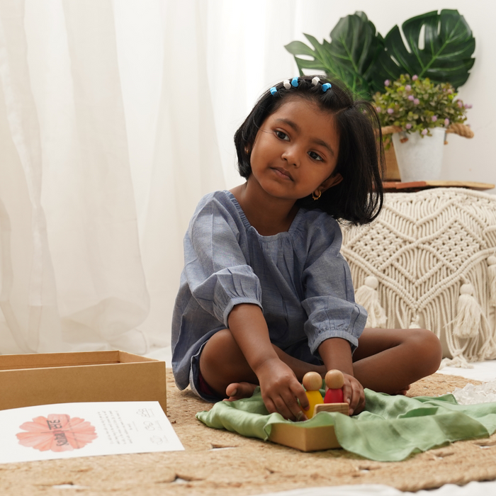 Neelpari Set' - Girls' Co-ord Set (1-6 Years)