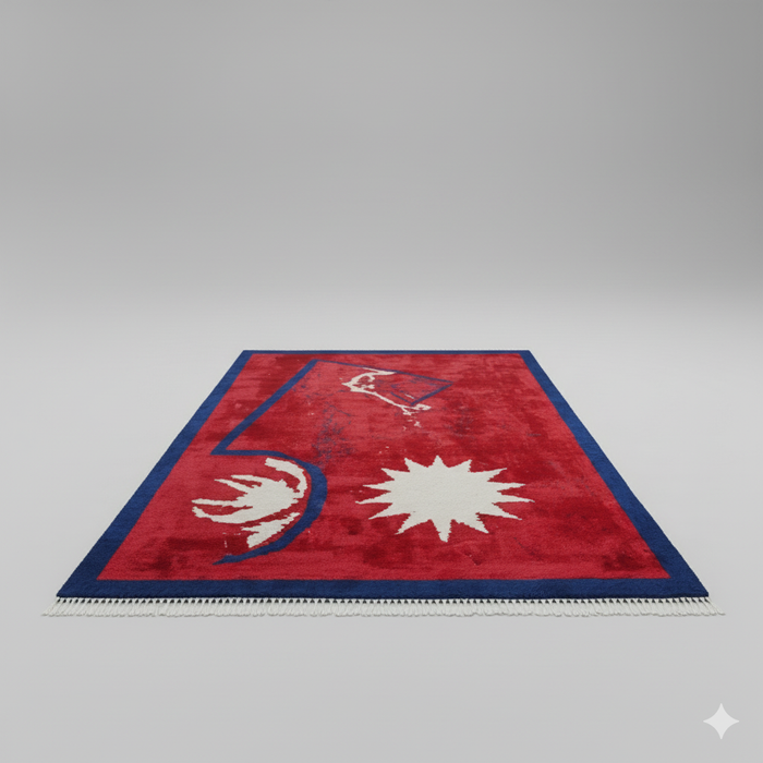 Nepal Unique Flag Area Rug