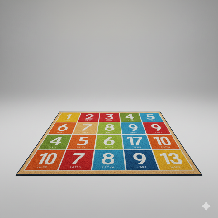 Numbers Learning Area Rug