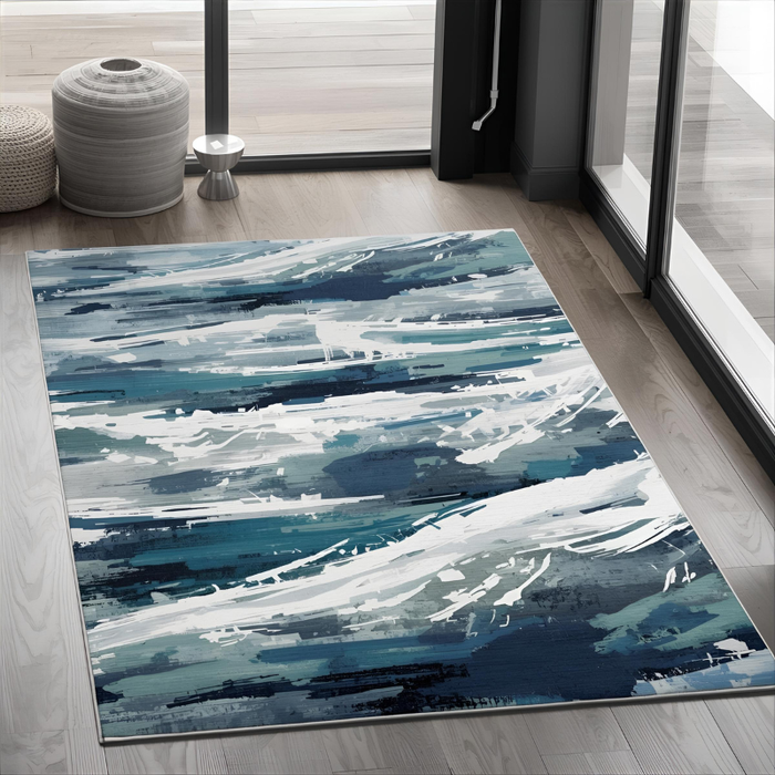 Oceanic Abstract Area Rug