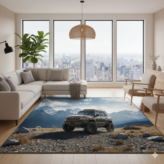 Off-Road Adventure Area Rug