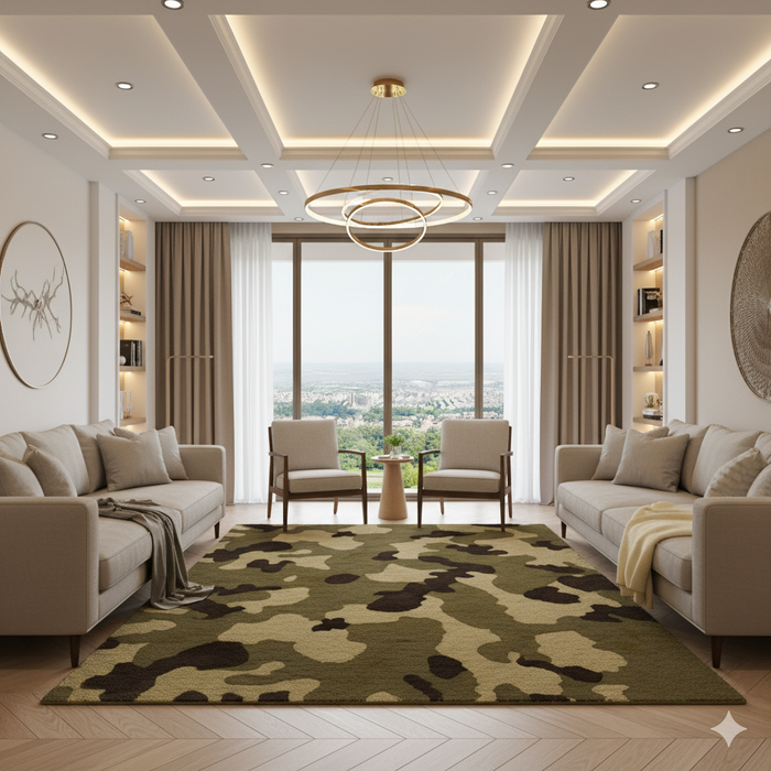 Olive Field Area Rug