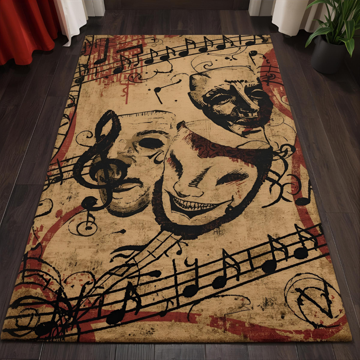 Opera Mask Area Rug