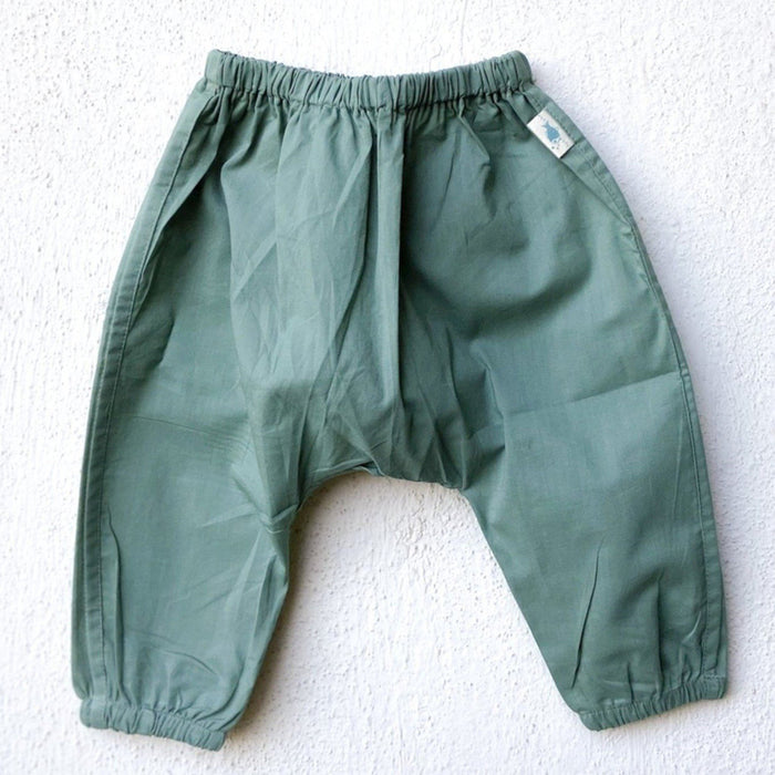 Organic Fish Print Angarakha Top + Mint Pants (0-6 Months)
