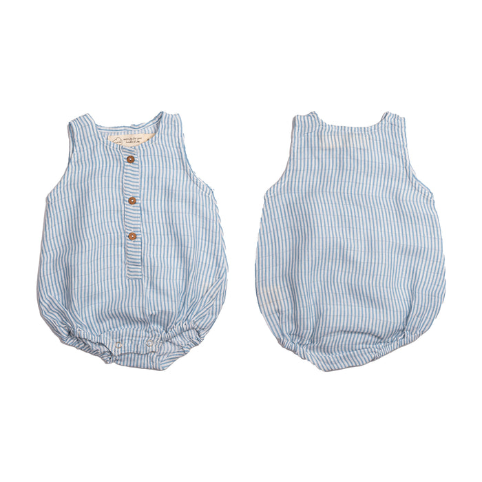 Organic Muslin Baby Romper (Pack of 3) – Boat (0-6 Months)