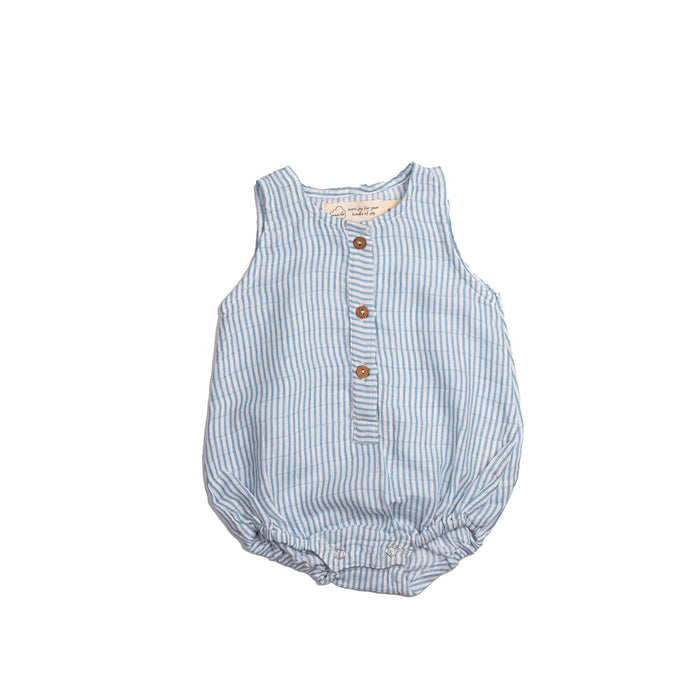 Organic Muslin Baby Romper (Pack of 3) – Boat (0-6 Months)