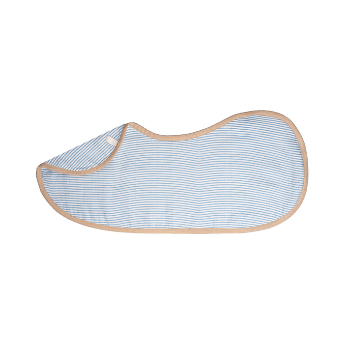 Organic Muslin Burp Cloth & Bib (Pack of 2) – Sea Breeze (All Ages)