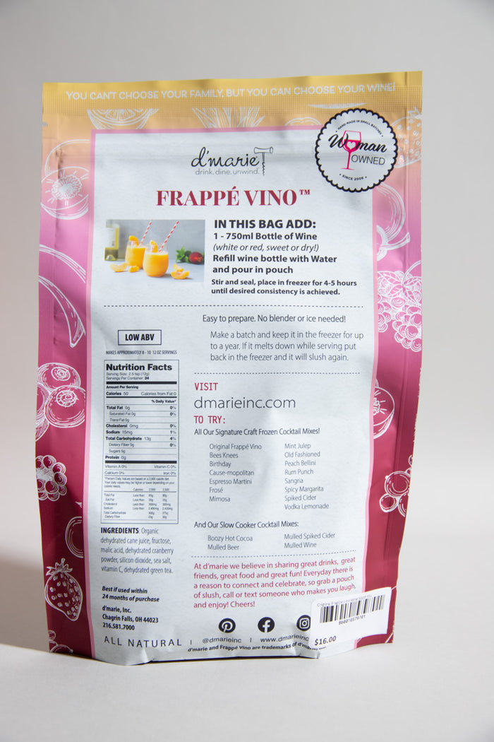 Original Frappe Vino Wine Slush Mix