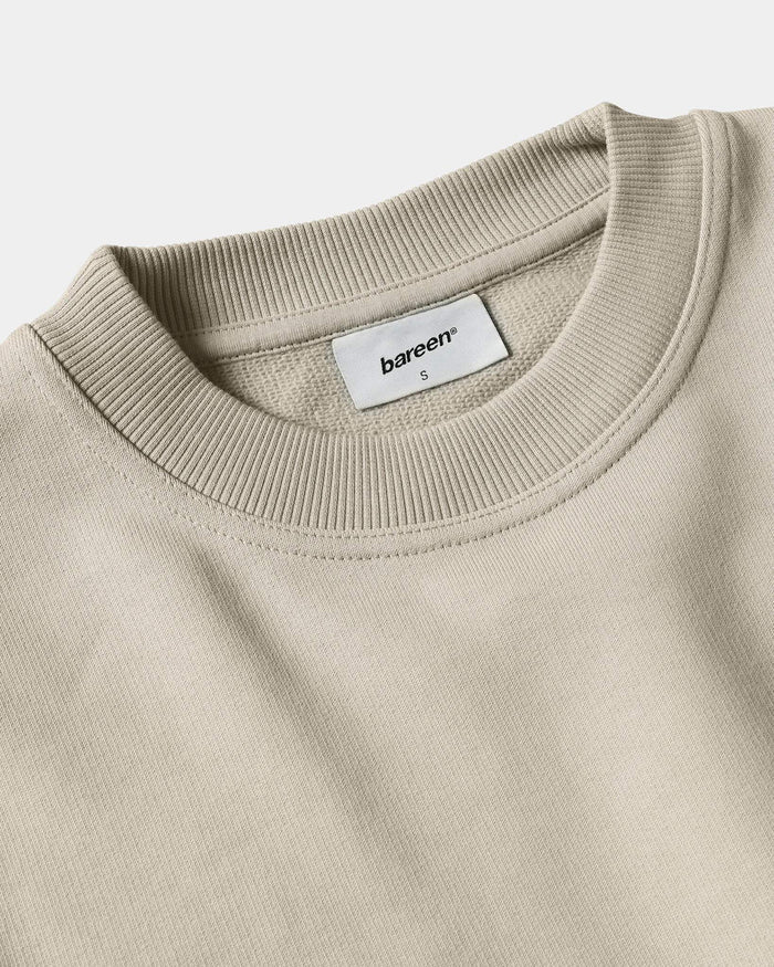Oversize Crewneck, Men - Clay