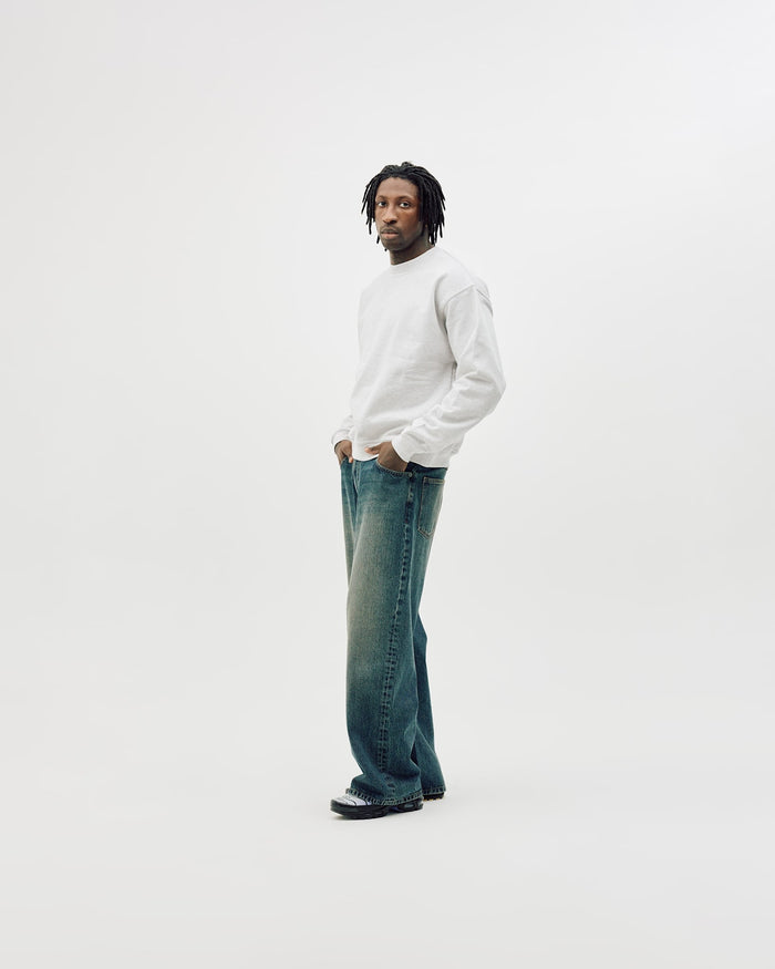 Oversize Crewneck, Men - Cloudy Grey