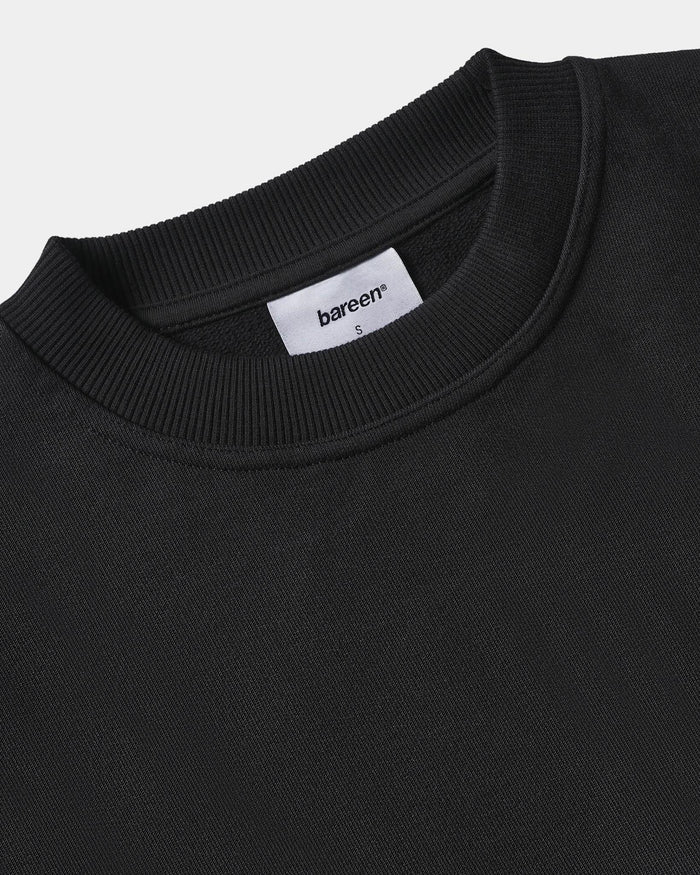 Oversize Crewneck, Women - Black