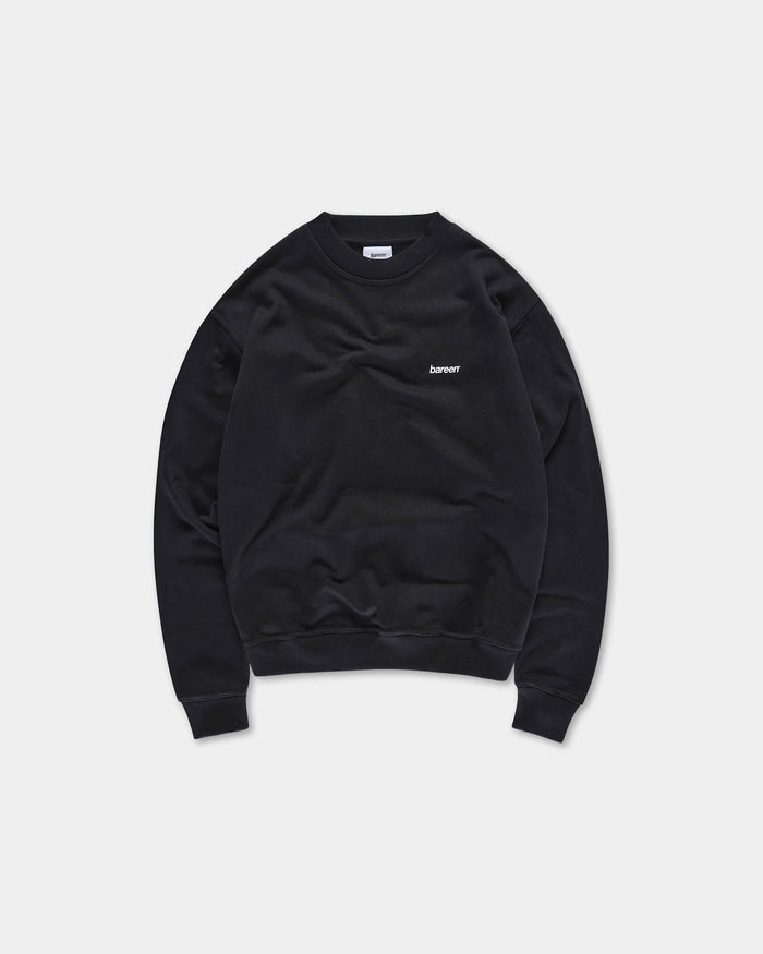Oversize Logo Crewneck, Men - Black