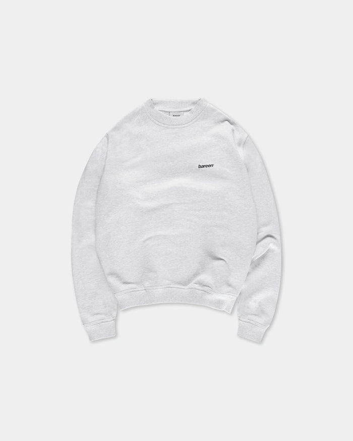 Oversize Logo Crewneck, Men - Cloudy Grey