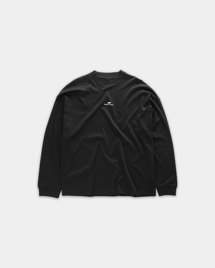 Oversize Mock Neck, Men - Black