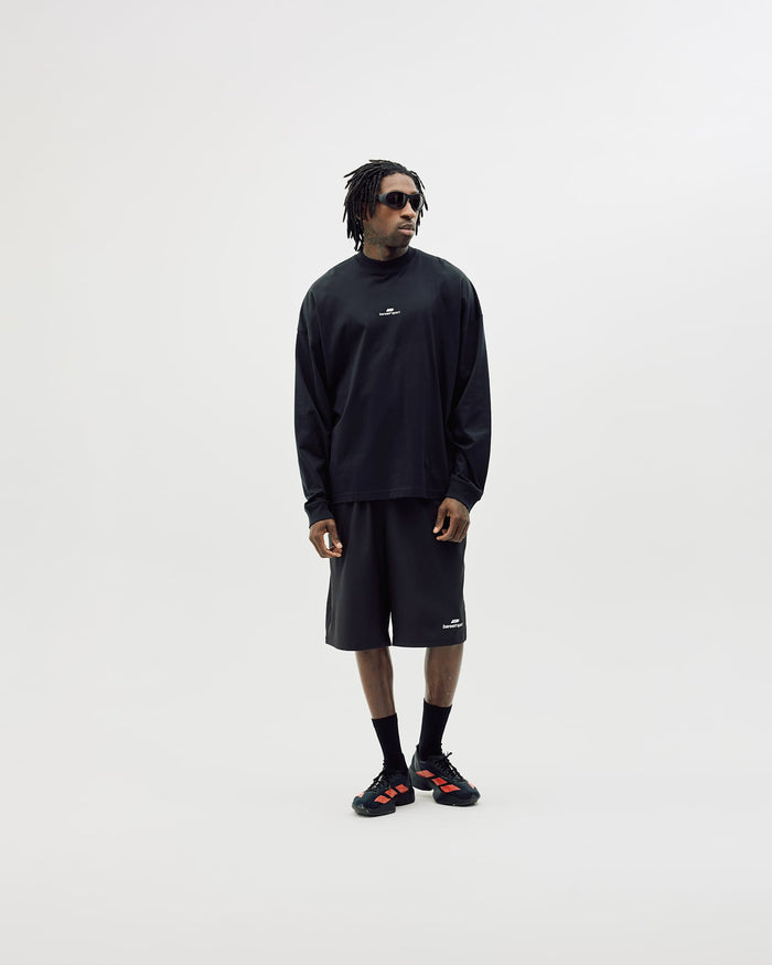 Oversize Mock Neck, Men - Black